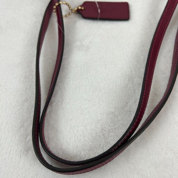 Coach Signature Canvas 5696 City Tote Bag In IM/Brown/Black Cherry-Large - Picture 8 of 16